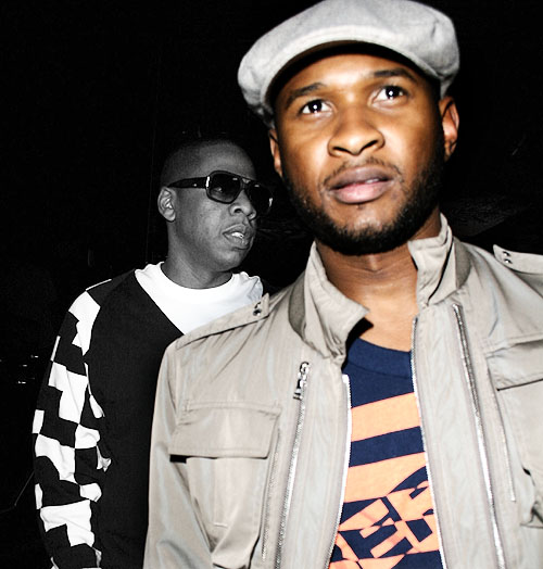 Jay-Z and Usher jayzusher MUSIC: Usher Ft. Jay Z & Ester Dean – Hot Toddy