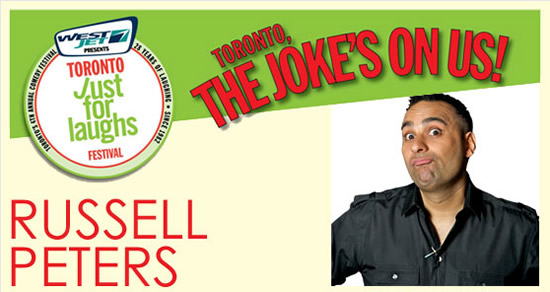 just_for_laughs_russell_peters just for laughs russell peters EVENT: Friday July 9 Just for Laughs with Russell Peters @ MASSEY HALL