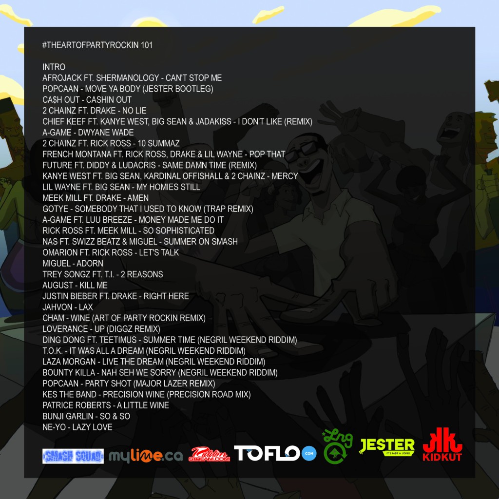 TheArtOfPartyRockin101 fixed v2 02 1024x1024 DOWNLOAD: Jester x Kid Kut   #TheArtOfPartyRocking101 [Mixtape]