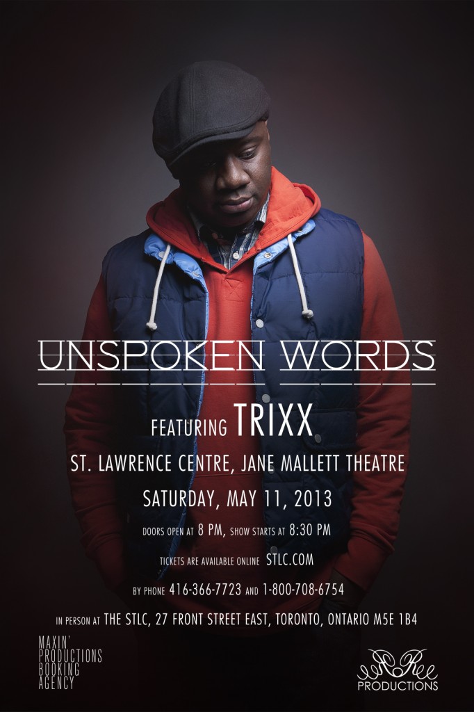photo 1 682x1024 EVENT: Saturday May 11   Unspoken Words Feat. Trixx @ JANE MALLETT THEATRE